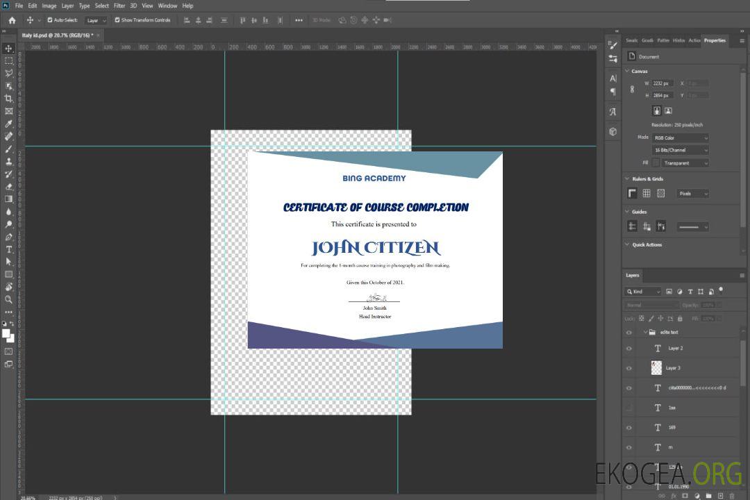 Modèle de certificat d'achèvement de cours aux États-Unis au format Word et PDF template Modèle de certificat d'achèvement de cours aux États-Unis au format Word et PDF template